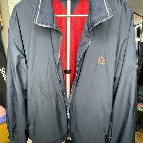Tommy Hilger windbreaker blue and red size: XL - Picture 2 of 11